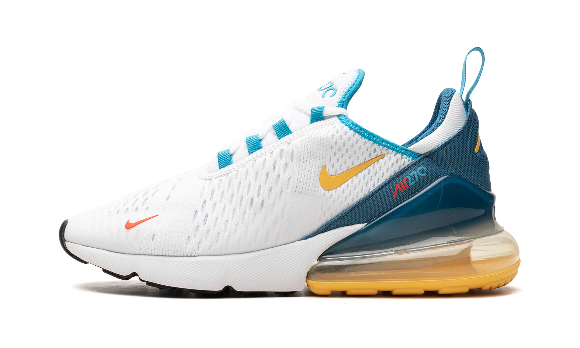 Nike Air Max 270 White Industrial Blue Citron Pulse FJ4000 100