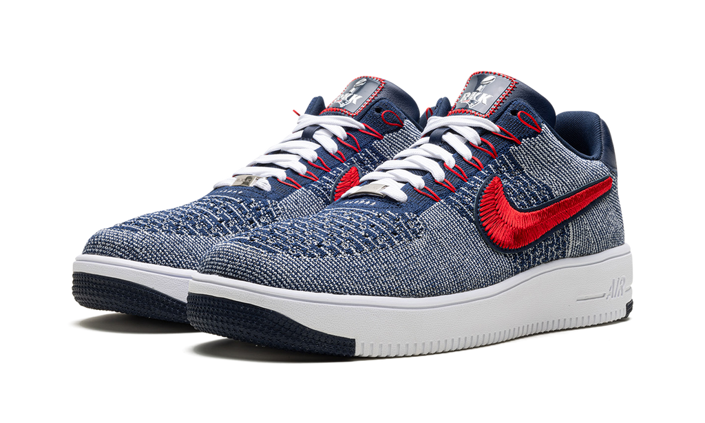 Nike Air Force 1 Ultra Flyknit Low Patriots Robert Kraft Wolf Grey FV4079 012