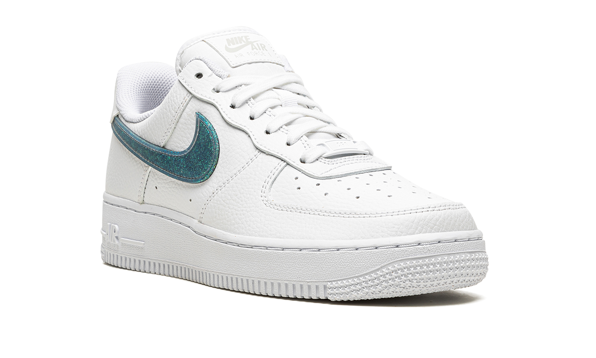 Nike AIR FORCE 1 '07 ESS WMNS Glitter Swoosh - Celery DH4407 100