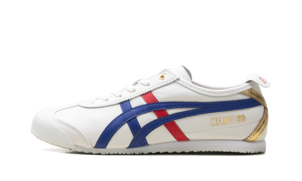 Onitsuka Tiger Mexico 66 White Blue Red Metallic Gold 1183C692 100
