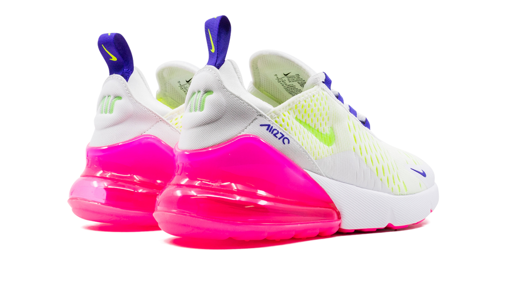 Nike AIR MAX 270 MNS WMNS White / Pink Blast / Volt DH0252 100