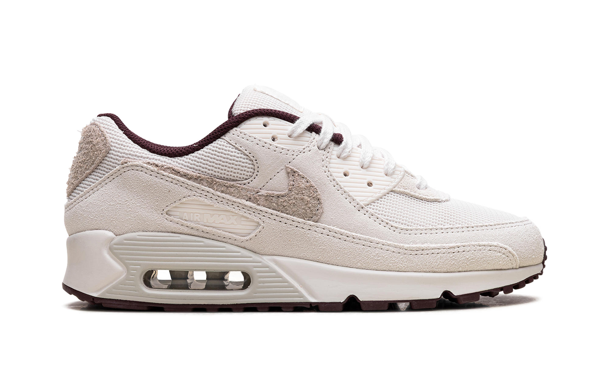 Nike Air Max 90 PRM Sail Burgundy Crush HQ1712 001