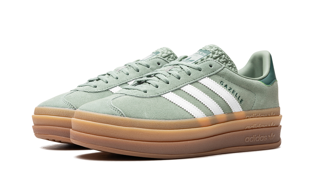 Adidas GAZELLE BOLD WMNS Silver Green Gum ID6998