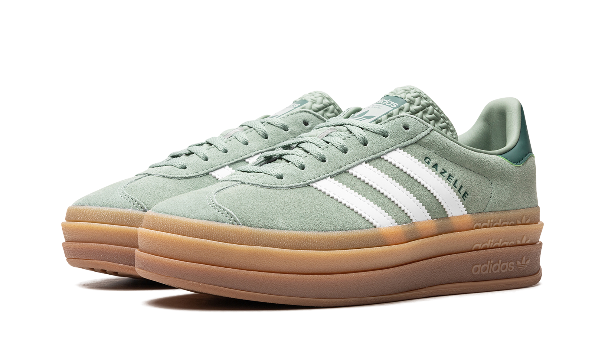 Adidas GAZELLE BOLD WMNS Silver Green Gum ID6998