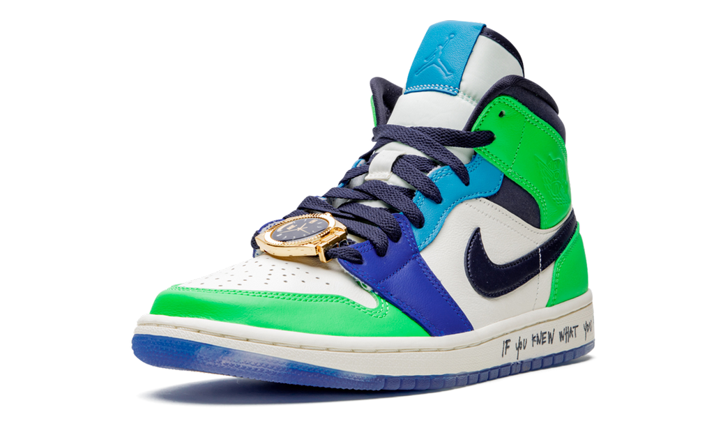 Air Jordan 1 Mid WMNS Melody Ehsani - Fearless CQ7629 100