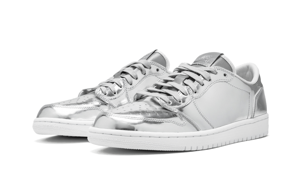 Air Jordan 1 Low Pinnacle Metallic Silver 852549 003