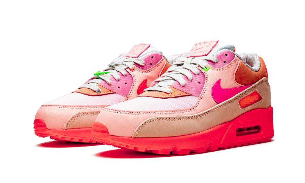 Nike AIR MAX 90 PRM WMNS Platinum Crimson/Bright Purple CT3449 600