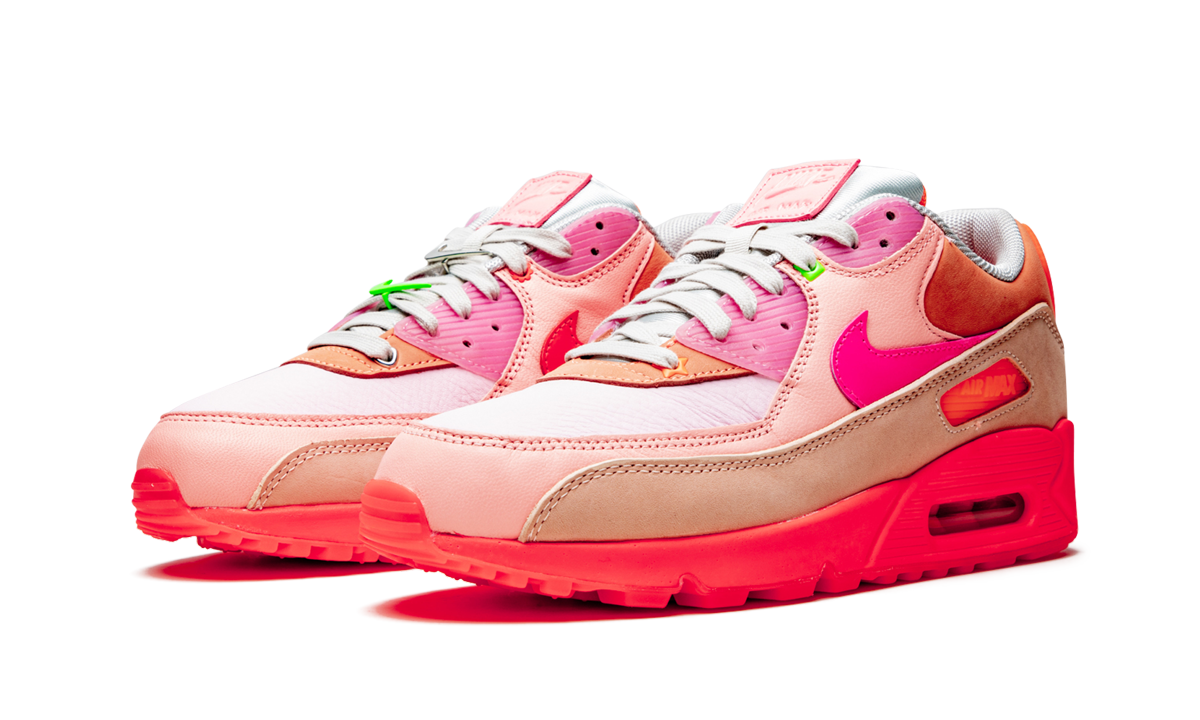Nike AIR MAX 90 PRM WMNS Platinum Crimson/Bright Purple CT3449 600