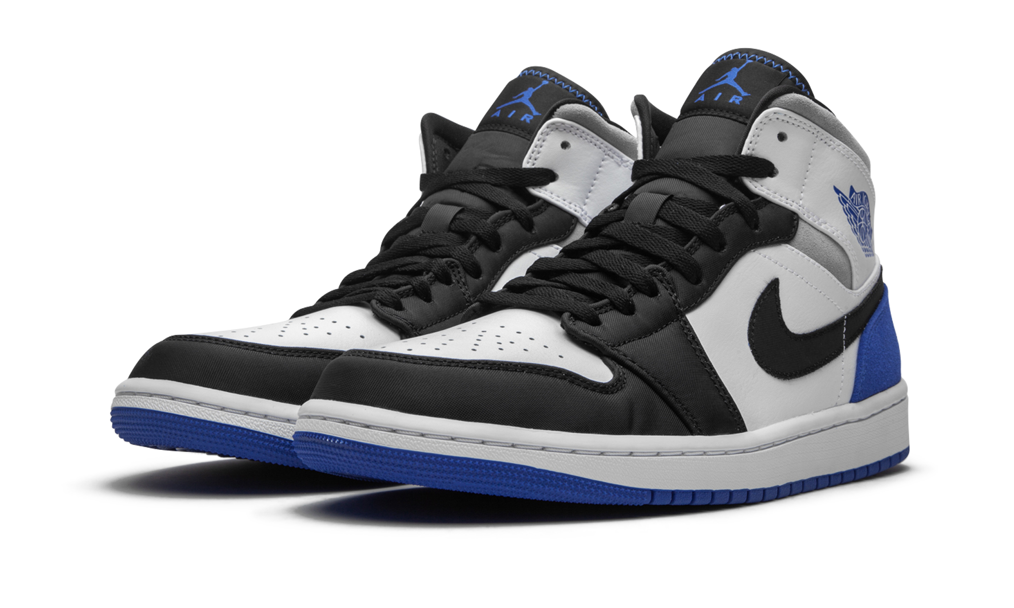 Air Jordan 1 Mid SE Game Royal Black Toe 852542 102