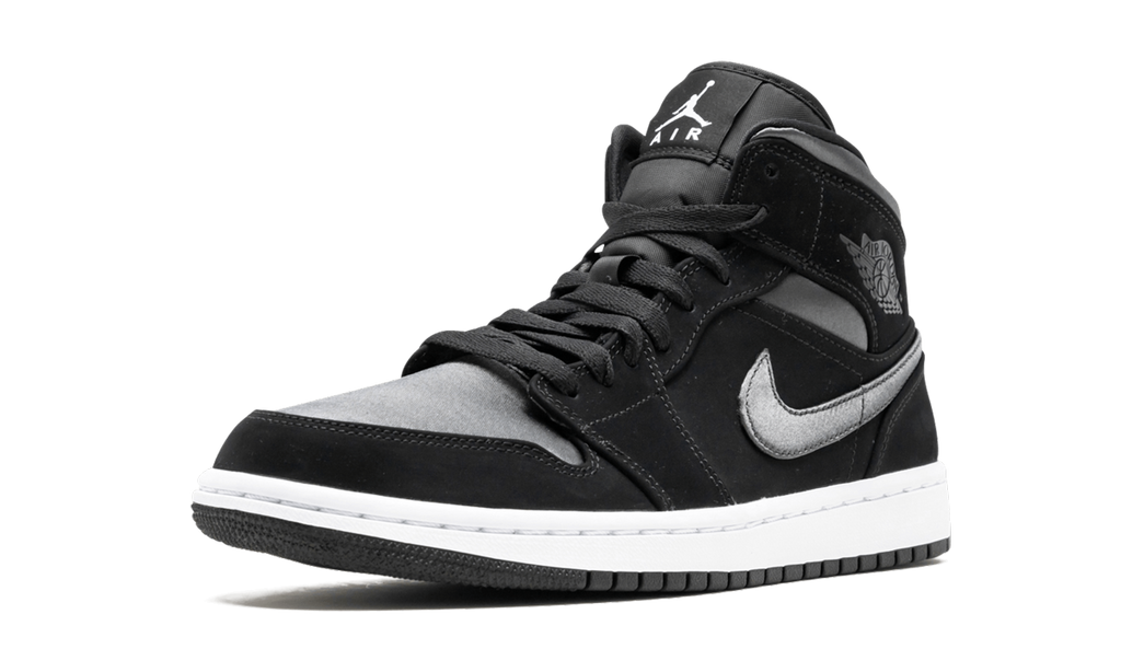 Air Jordan 1 Mid SE Nylon - Black/Grey 852542 012