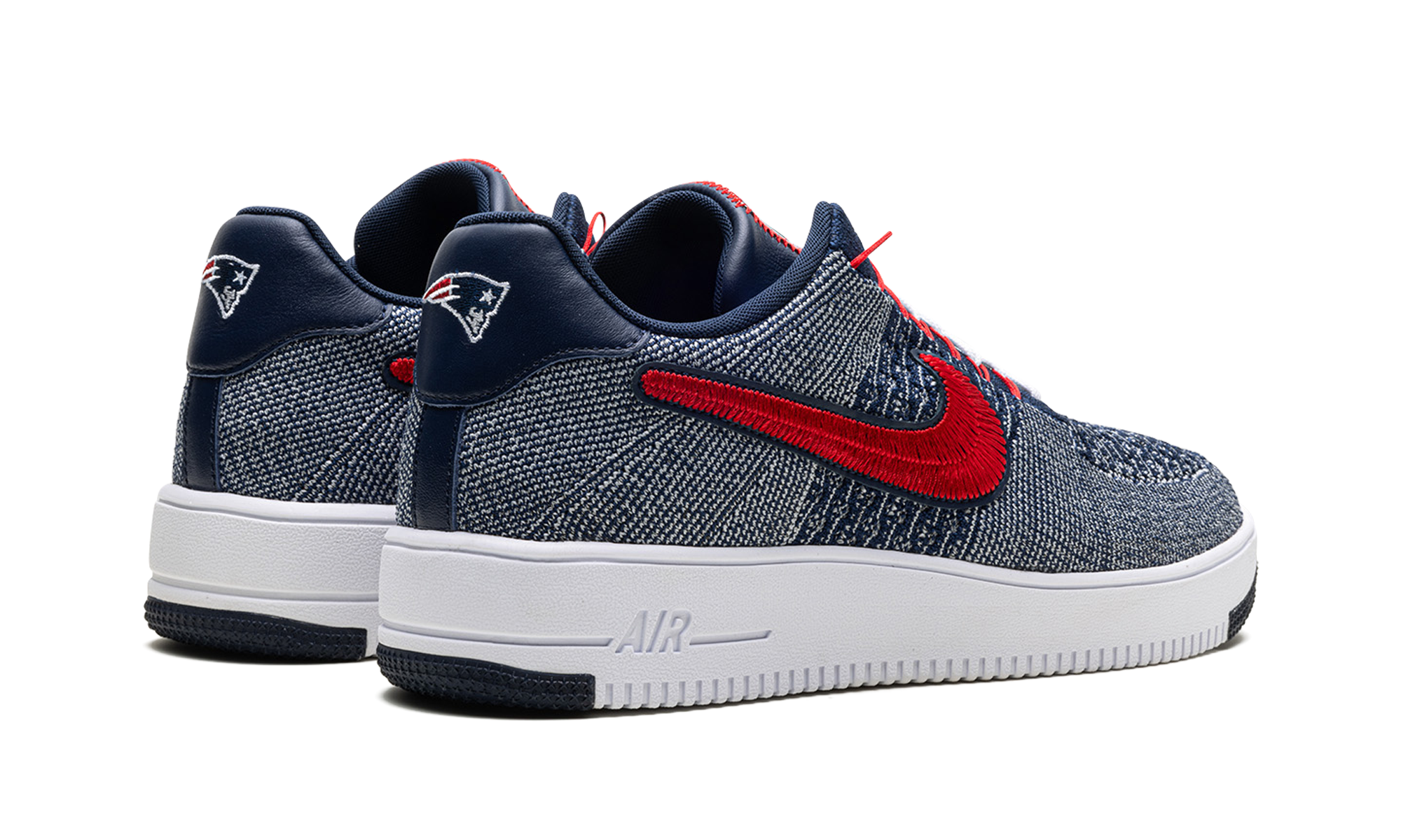 Nike Air Force 1 Ultra Flyknit Low Patriots Robert Kraft Wolf Grey FV4079 012