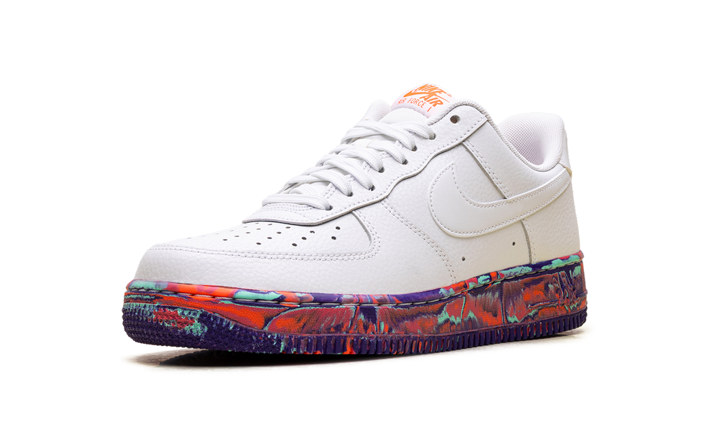 Nike Air Force 1 Low White Multi-Color Marble AJ9507 100