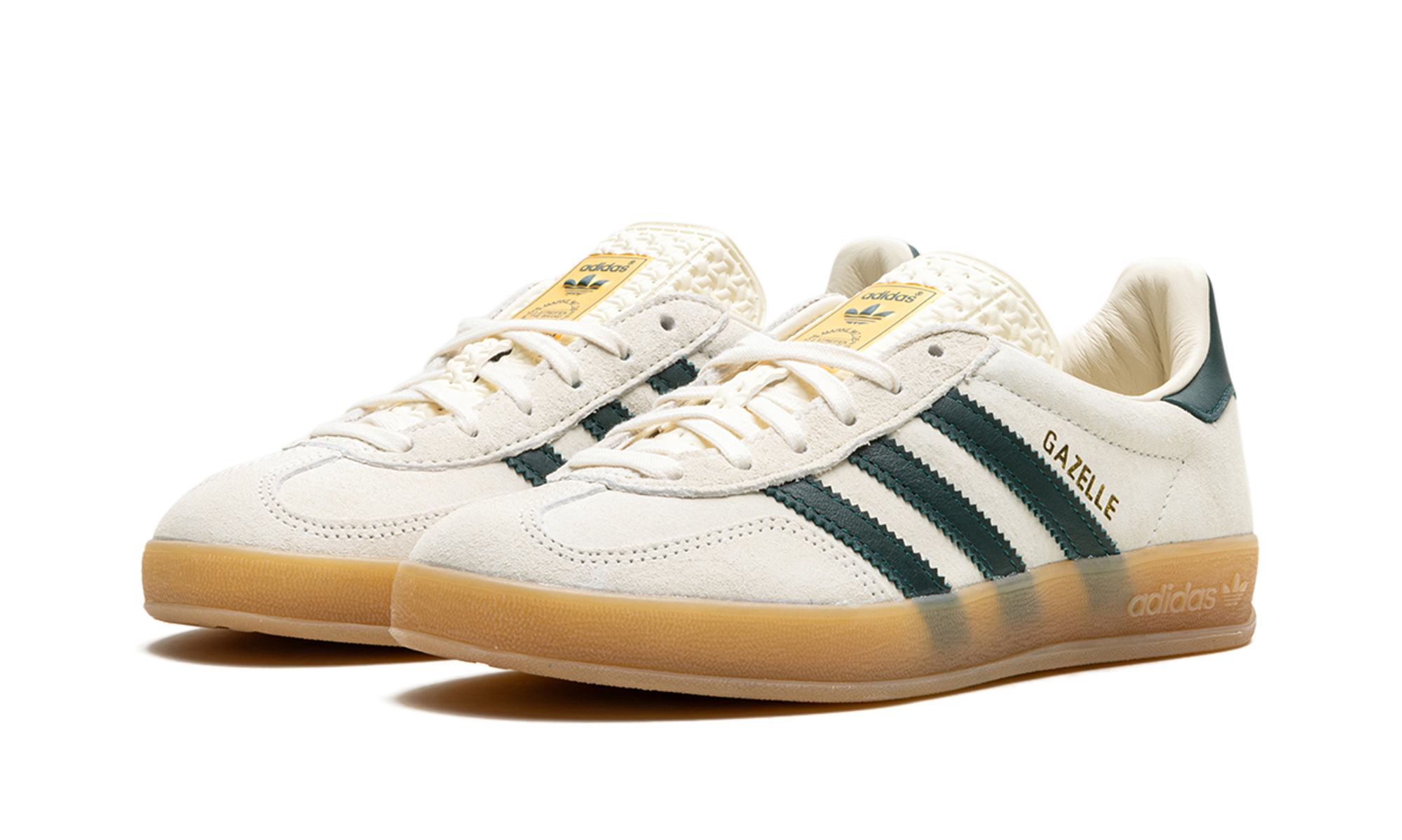 Adidas Gazelle Indoor Cream White Green Gum IH7502
