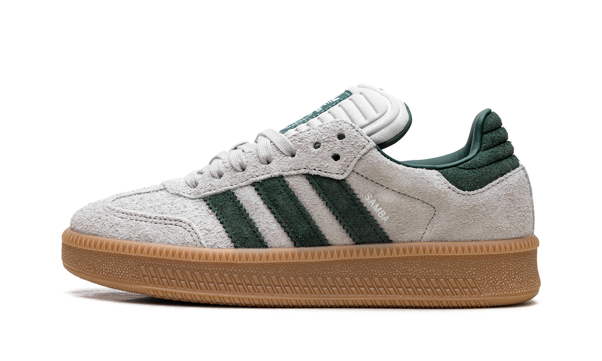Adidas Samba XLG Putty Grey Collegiate Green JI3197