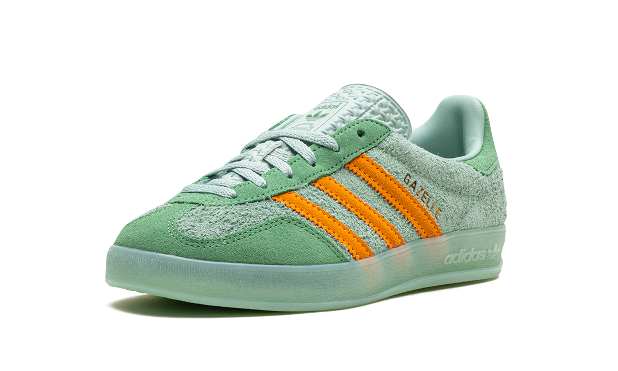 Adidas Gazelle Indoor WMNS Hazy Green Crew Yellow IG6783