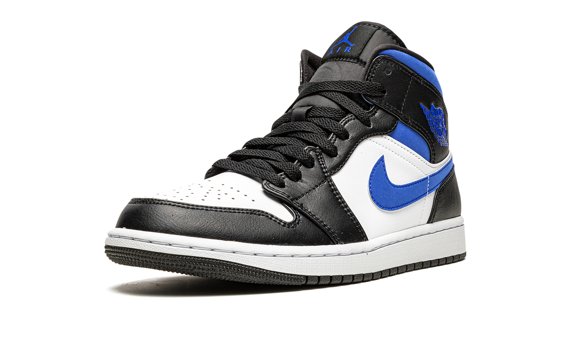 Air Jordan 1 Mid Racer Blue / Black / White 554724 140