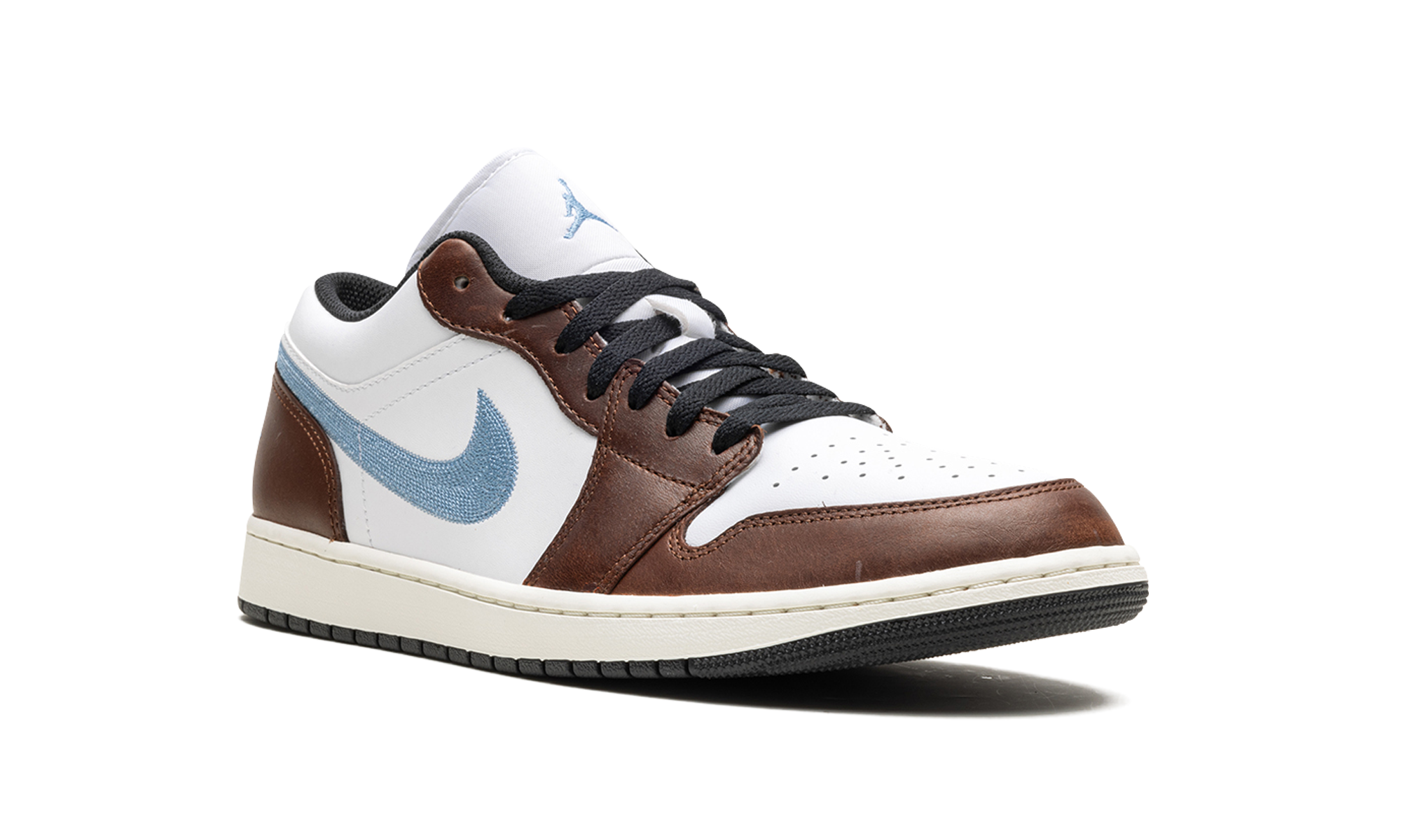 Air Jordan 1 Low SE Embroidered Swoosh - Mocha FQ7832 142