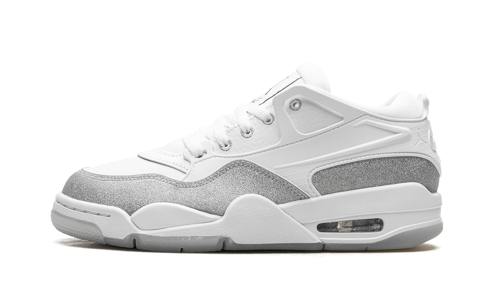 Air Jordan 4 RM WMNS White Metallic Silver HQ3441 111