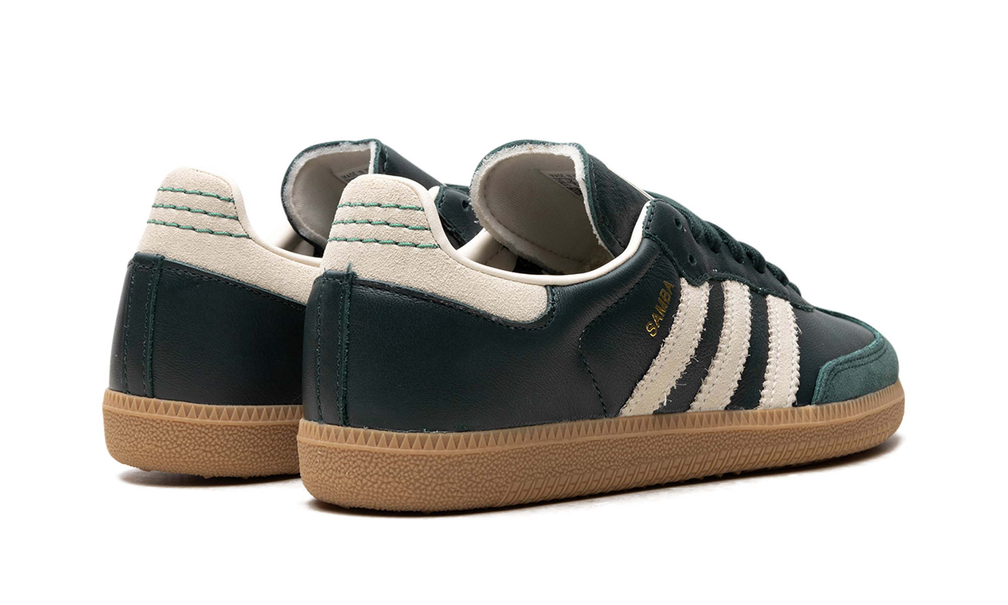 Adidas Samba OG Shadow Green Cream White Gold Metallic ID1483