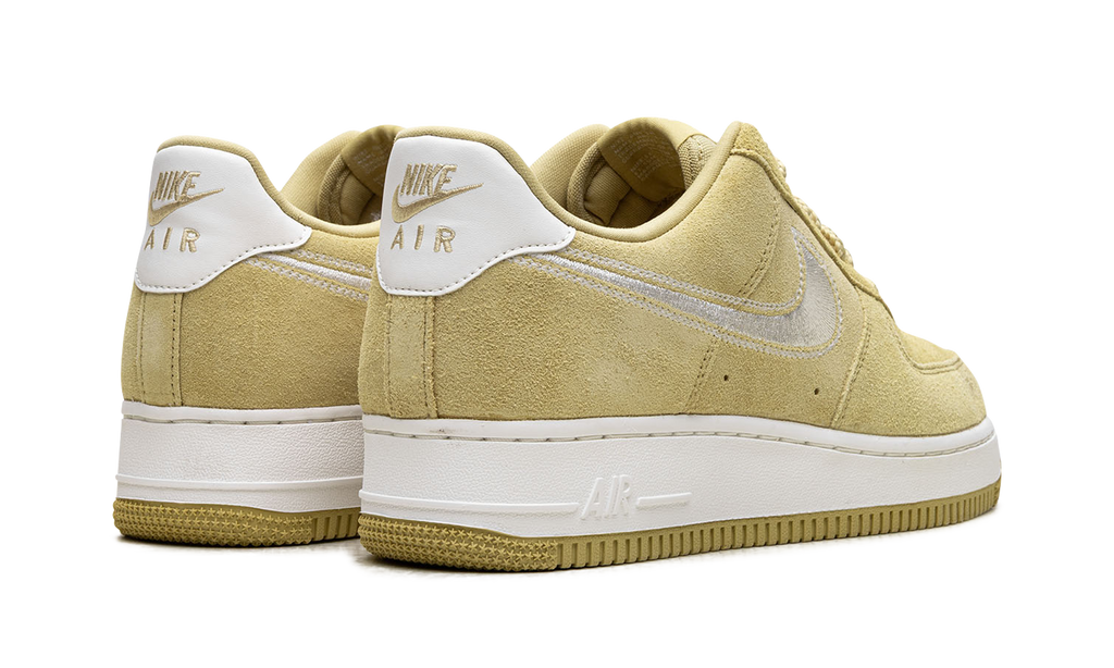 Nike Air Force 1 Low '07 LV8 Buff Gold Sail Embroidered Swoosh HJ4465 700