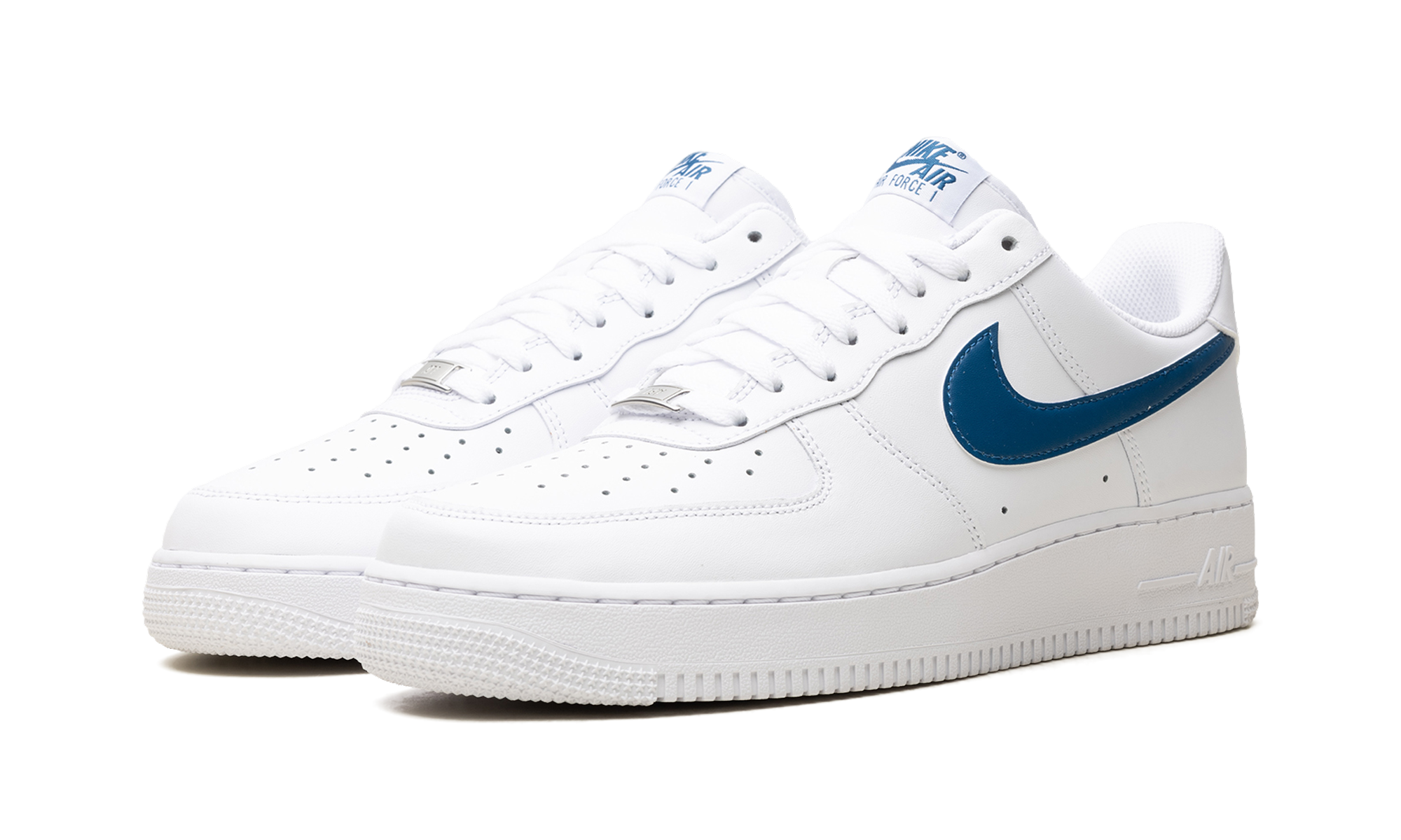 Nike Air Force 1 Low '07 White Court Blue FJ4146 123