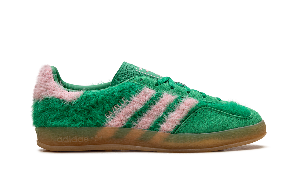 Adidas Gazelle Indoor WMNS Green Glow Pink JP8342