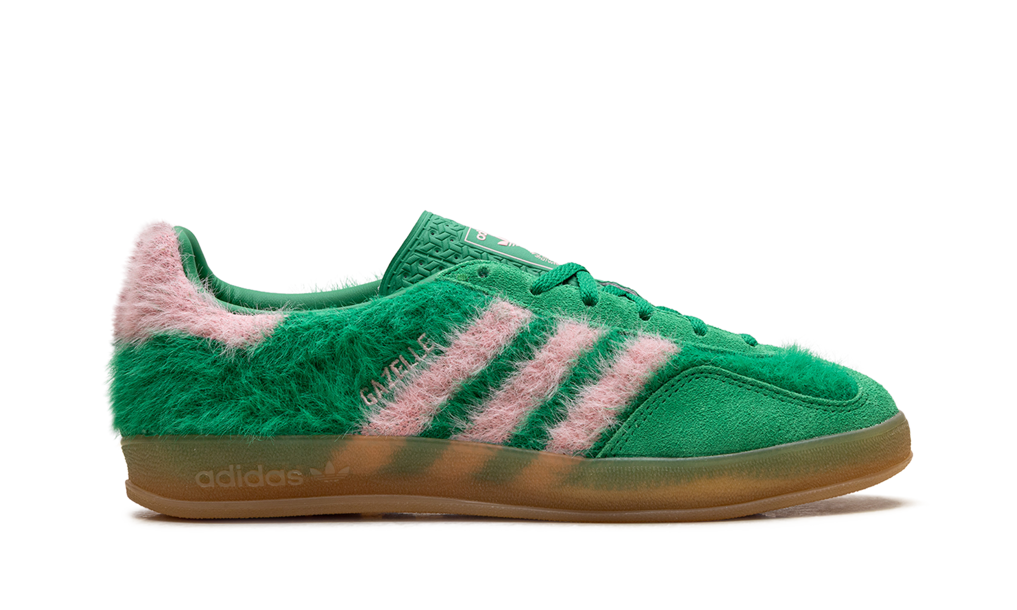 Adidas Gazelle Indoor WMNS Green Glow Pink JP8342