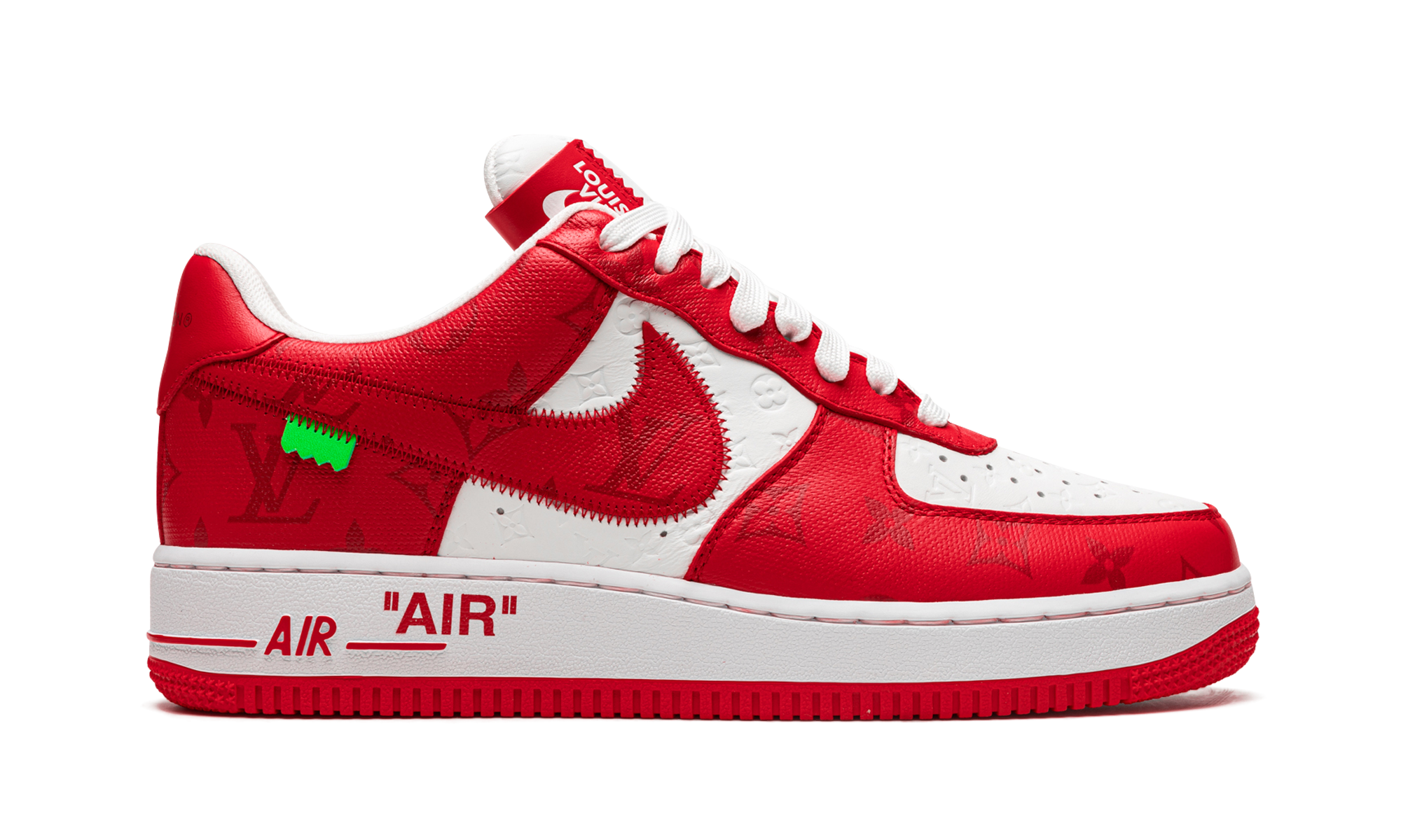Nike Louis Vuitton Air Force 1 Low Virgil Abloh - White/Red 1A9VA9