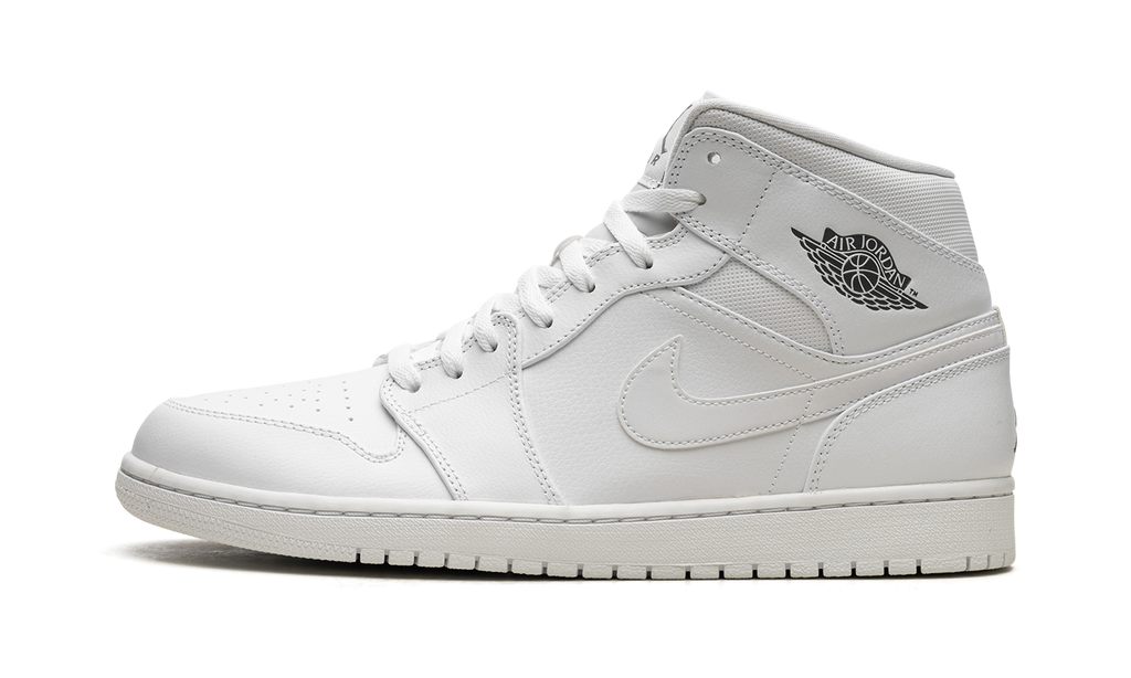Air Jordan 1 Mid White / Cool Grey 554724 102