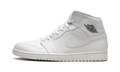 Air Jordan 1 Mid White / Cool Grey 554724 102