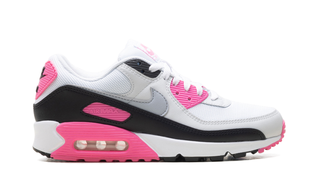 Nike Air Max 90 WMNS White Pink Glow Wolf Grey IM4613 100