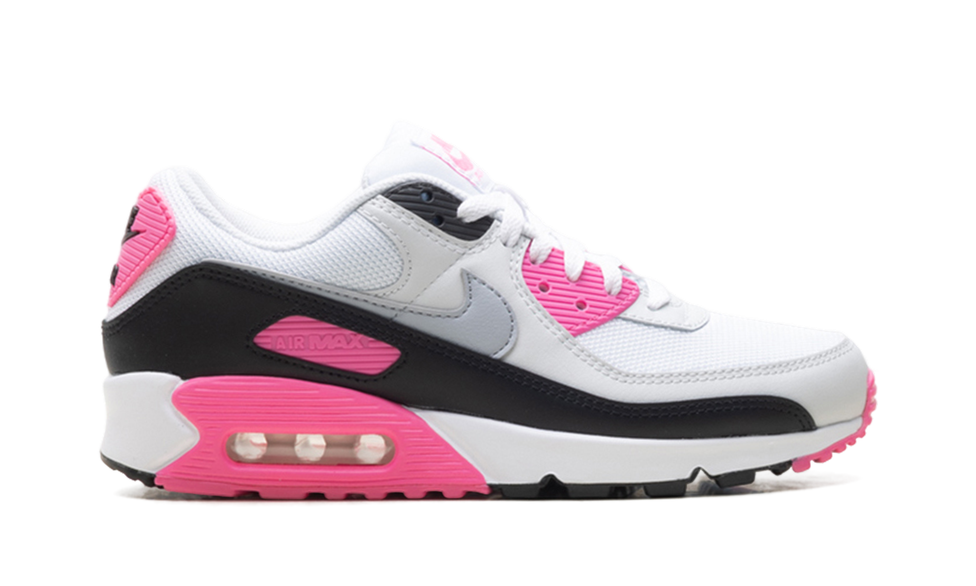 Nike Air Max 90 WMNS White Pink Glow Wolf Grey IM4613 100