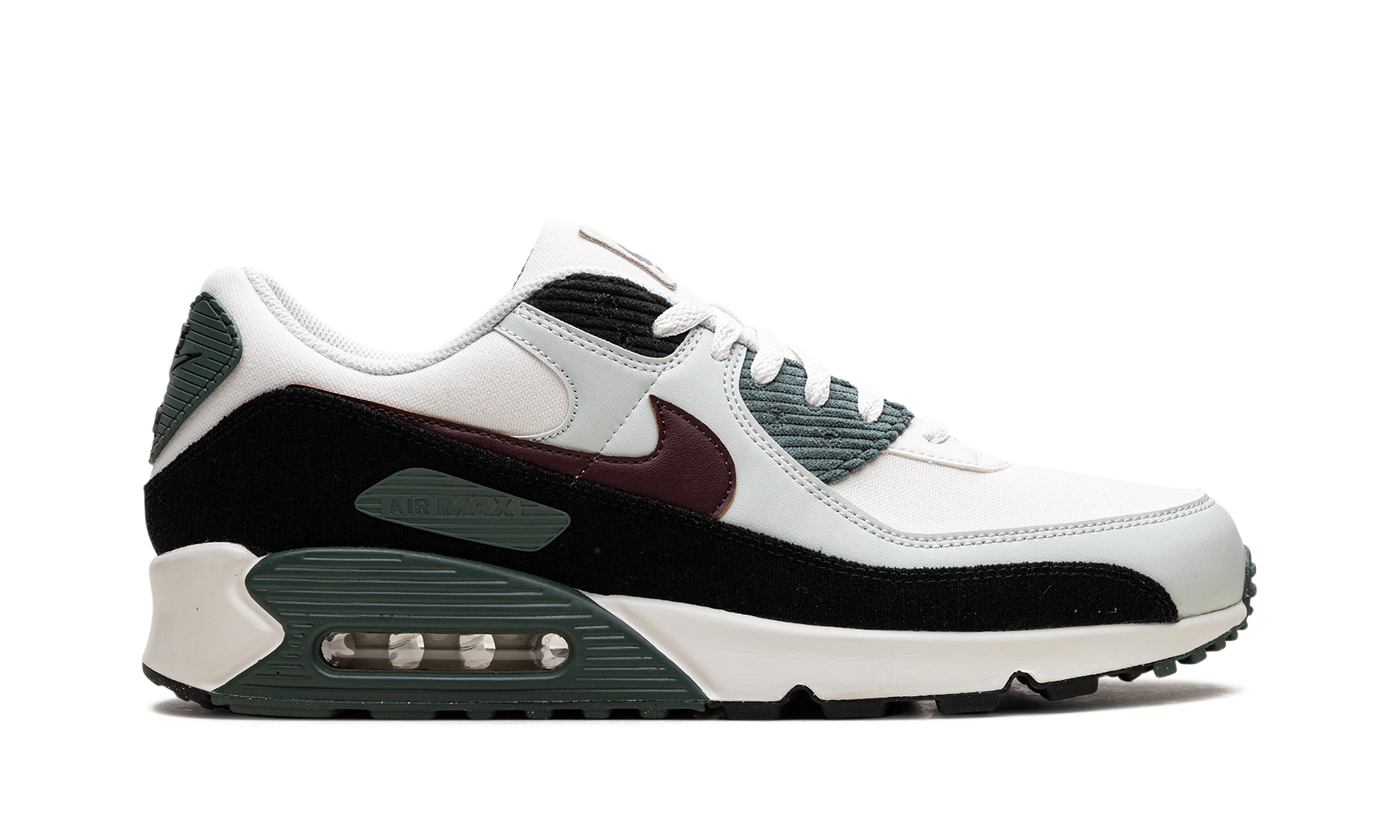 Nike Air Max 90 Burgundy Crush Vintage Green FV6059 001
