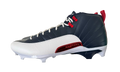 Air Jordan 12Alpha 3 PE Cleats Howard University - Navy / White FJ6211 416