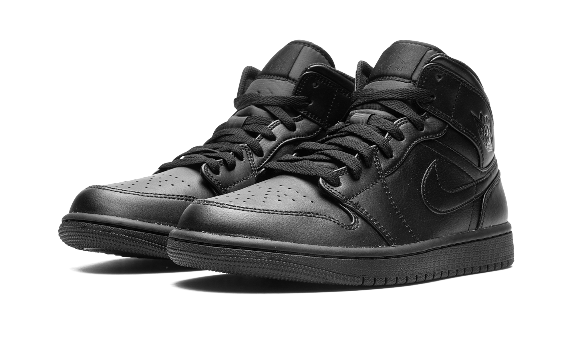 Air Jordan 1 Mid Triple Black 554724 093