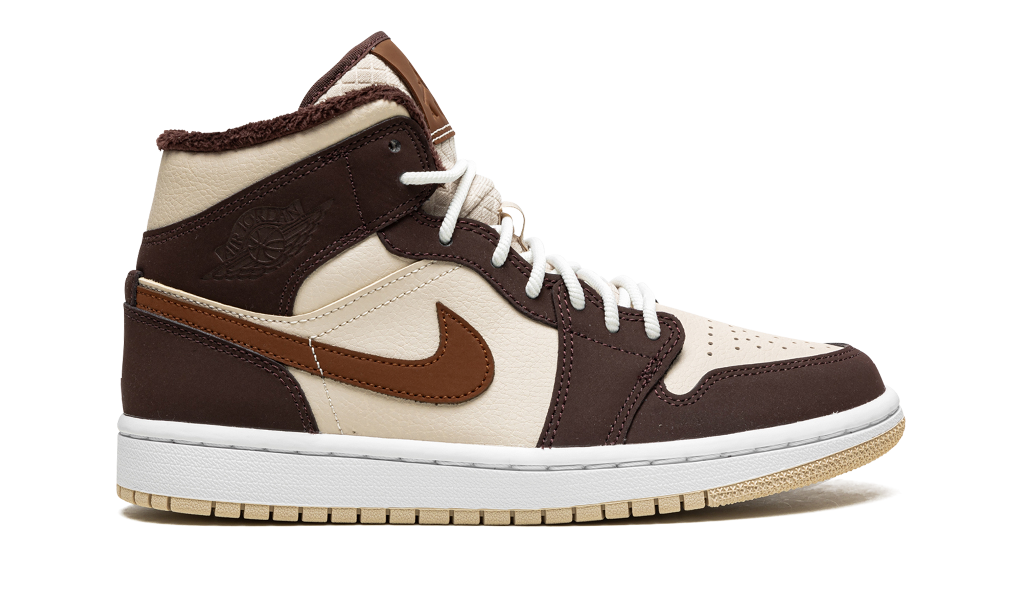 AIR JORDAN 1 MID SE WMNS Brown Basalt Fleece DO6699 200