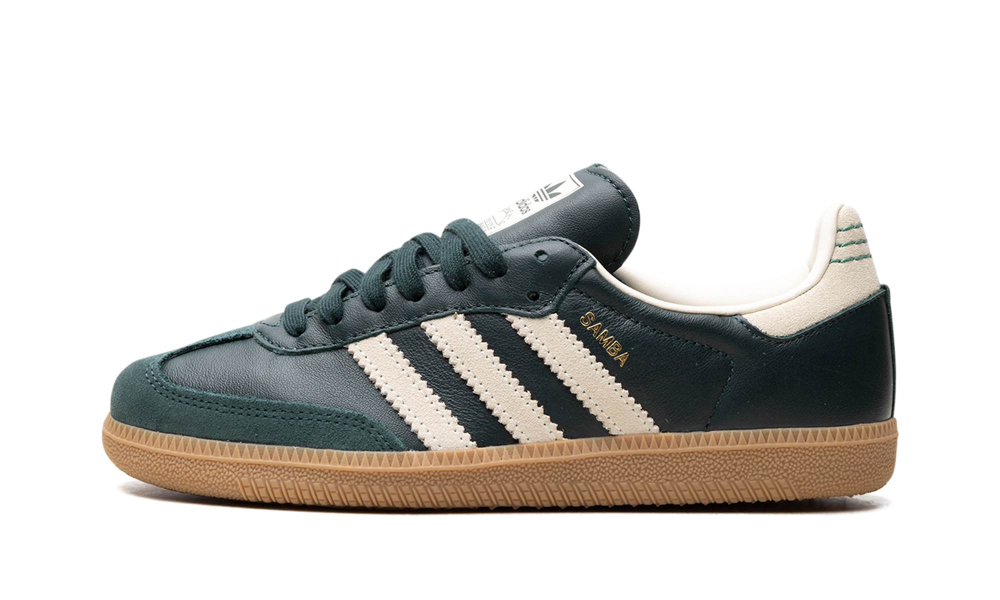 Adidas Samba OG Shadow Green Cream White Gold Metallic ID1483