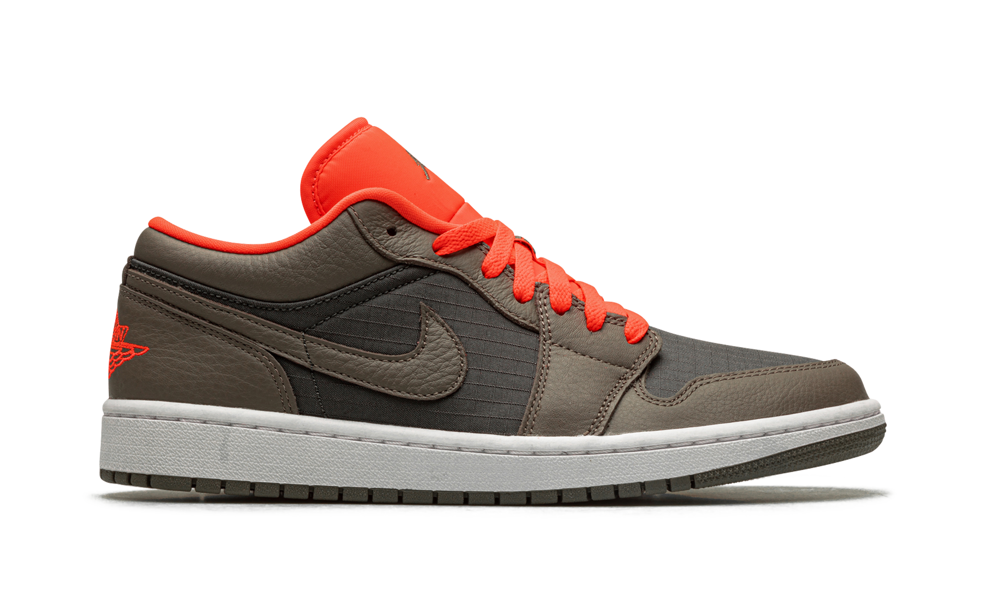 AIR JORDAN 1 LO SE WMNS Black / Olive/ Bright Crimson DQ6076 002