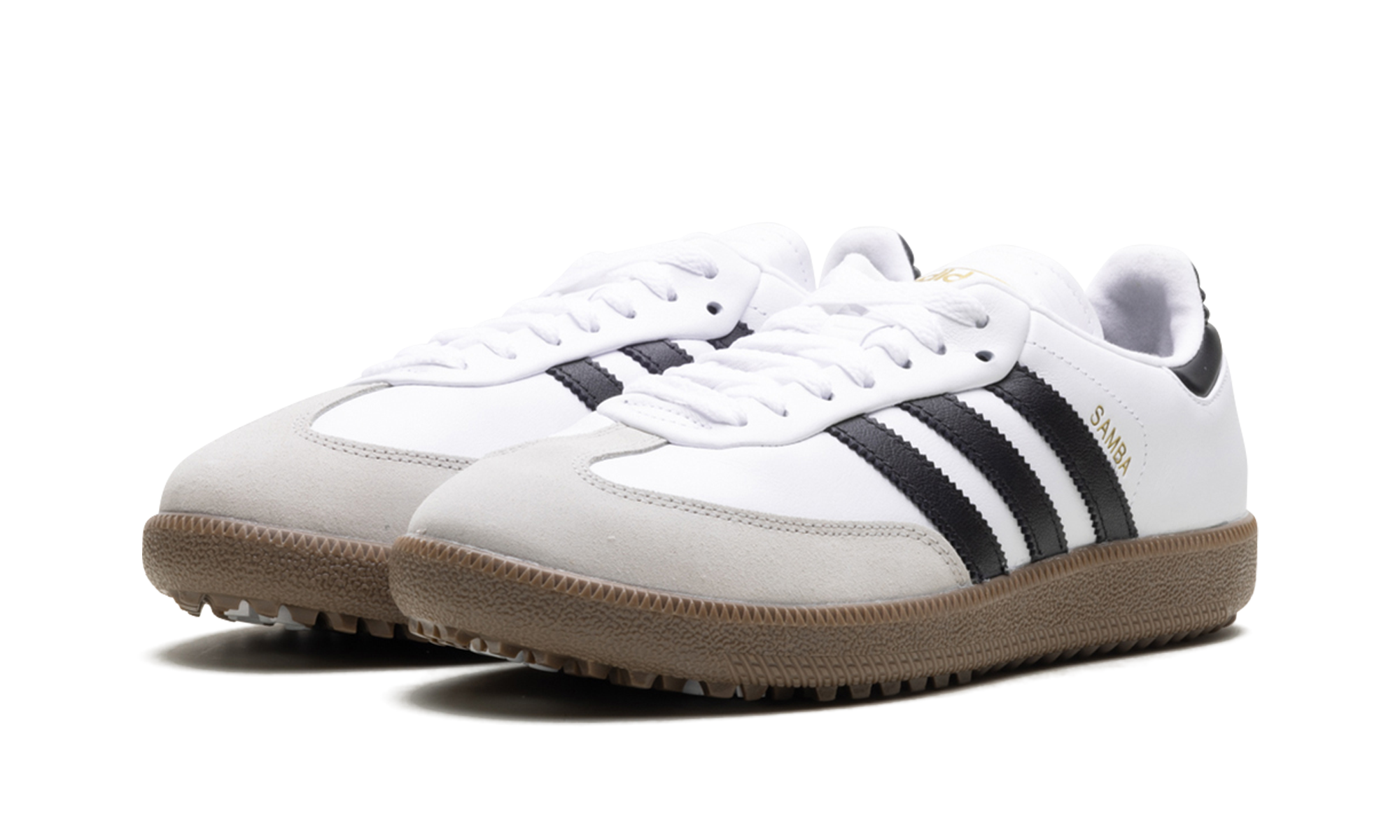 Adidas Samba Spikeless Golf White Black Gum JH6149