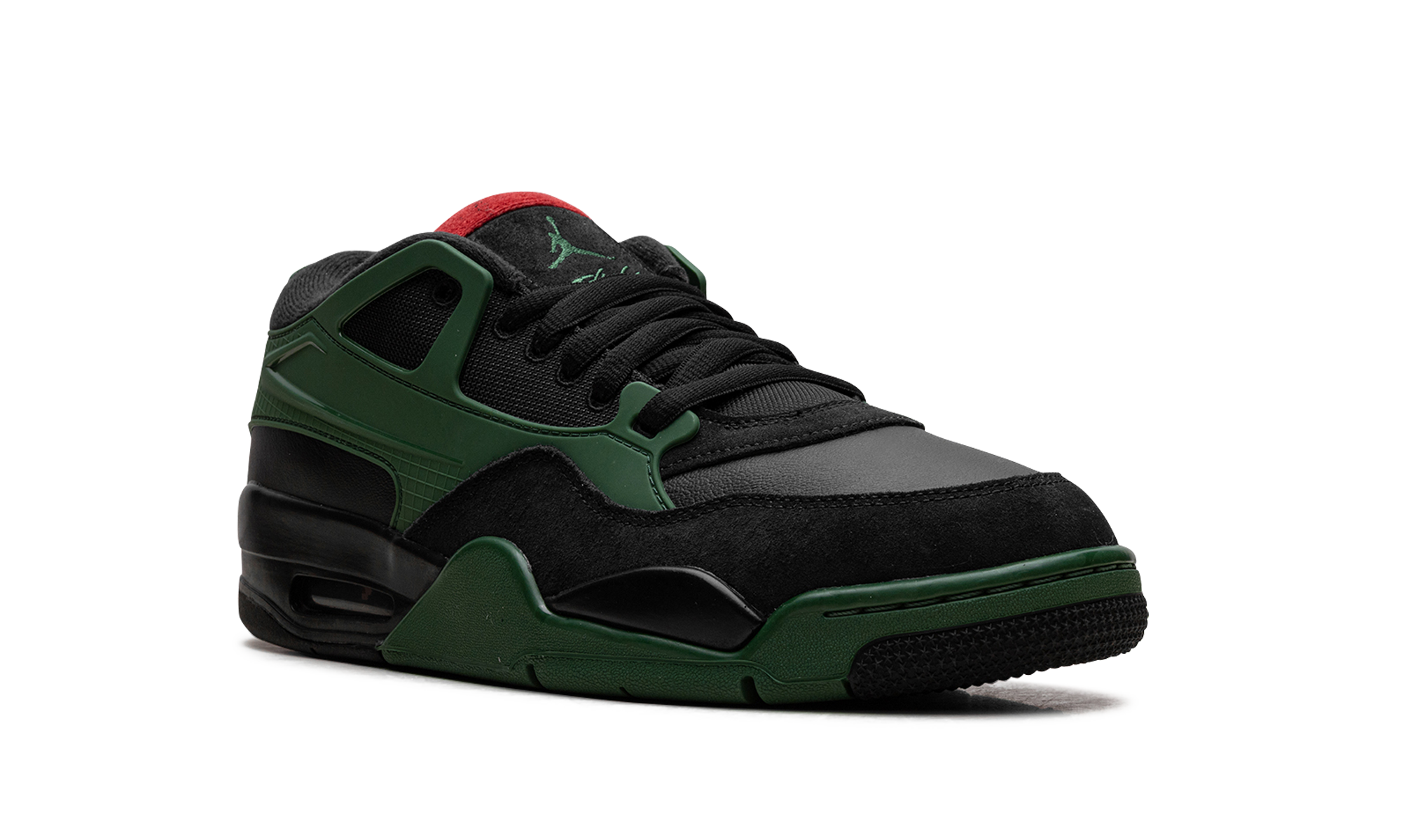 Jordan 4 RM Black Gorge Green University Red FQ7939 003