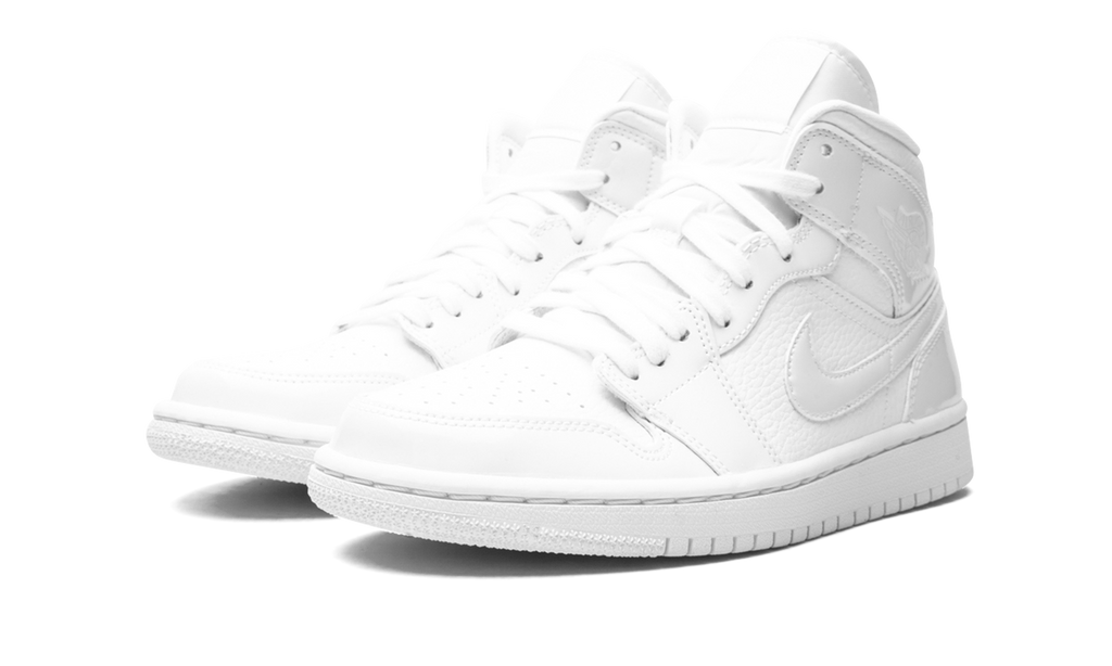 AIR JORDAN 1 MID WMNS Triple White BQ6472 100