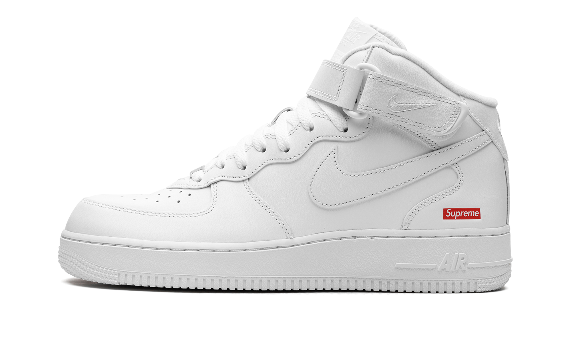 Nike Air Force 1 Mid Supreme - Mini Box Logo White FZ8784 100