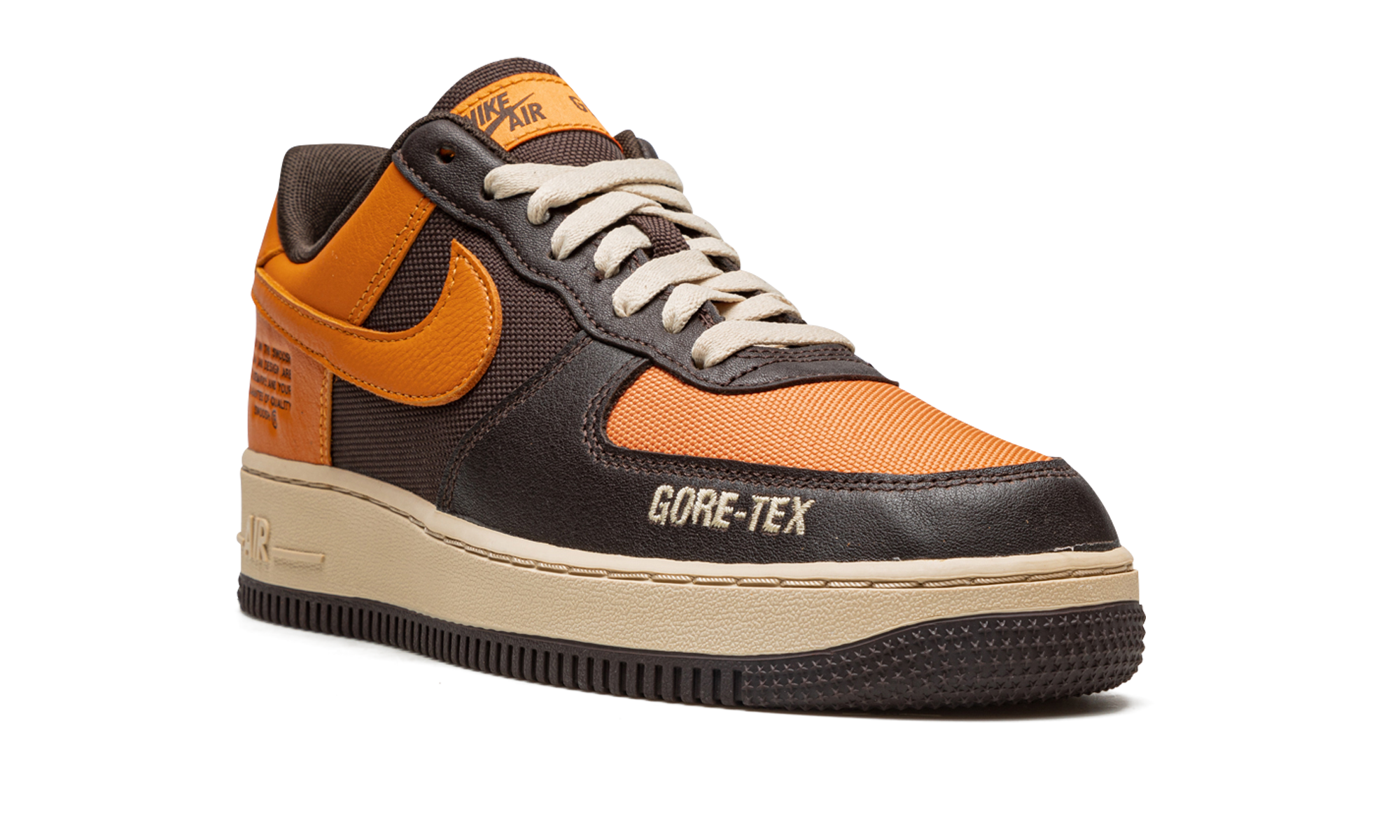 Nike Air Force 1 Low Gore-Tex Brown Orange DO2760 220