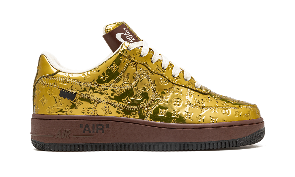 Nike Louis Vuitton Air Force 1 Low Virgil Abloh - Metallic Gold 1A9VG3