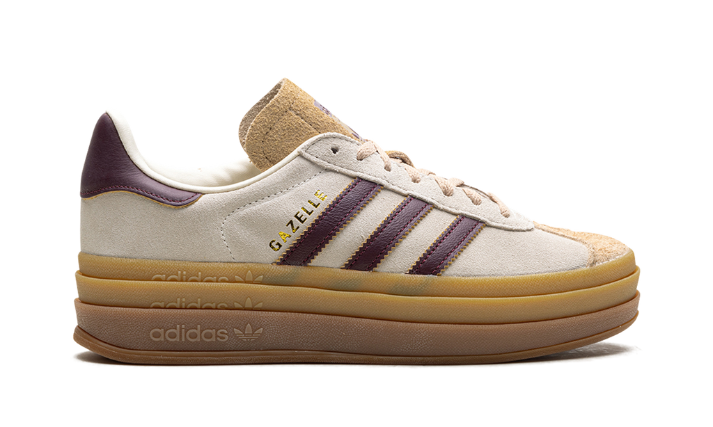 Adidas Gazelle WMNS Cream White Maroon JQ5127