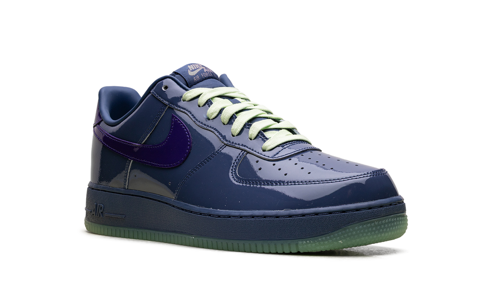 Nike Air Force 1 Low Patent Leather Mystic Navy Grape Ice IO4489 400