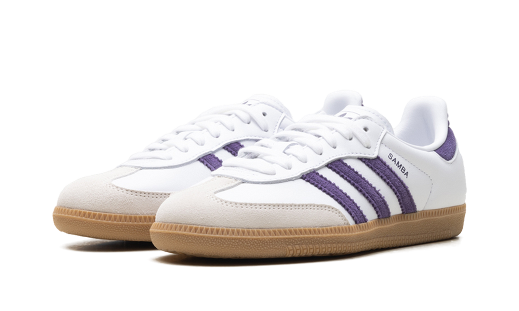 Adidas SAMBA OG WMNS White Alumina Aurora Plum JS1392
