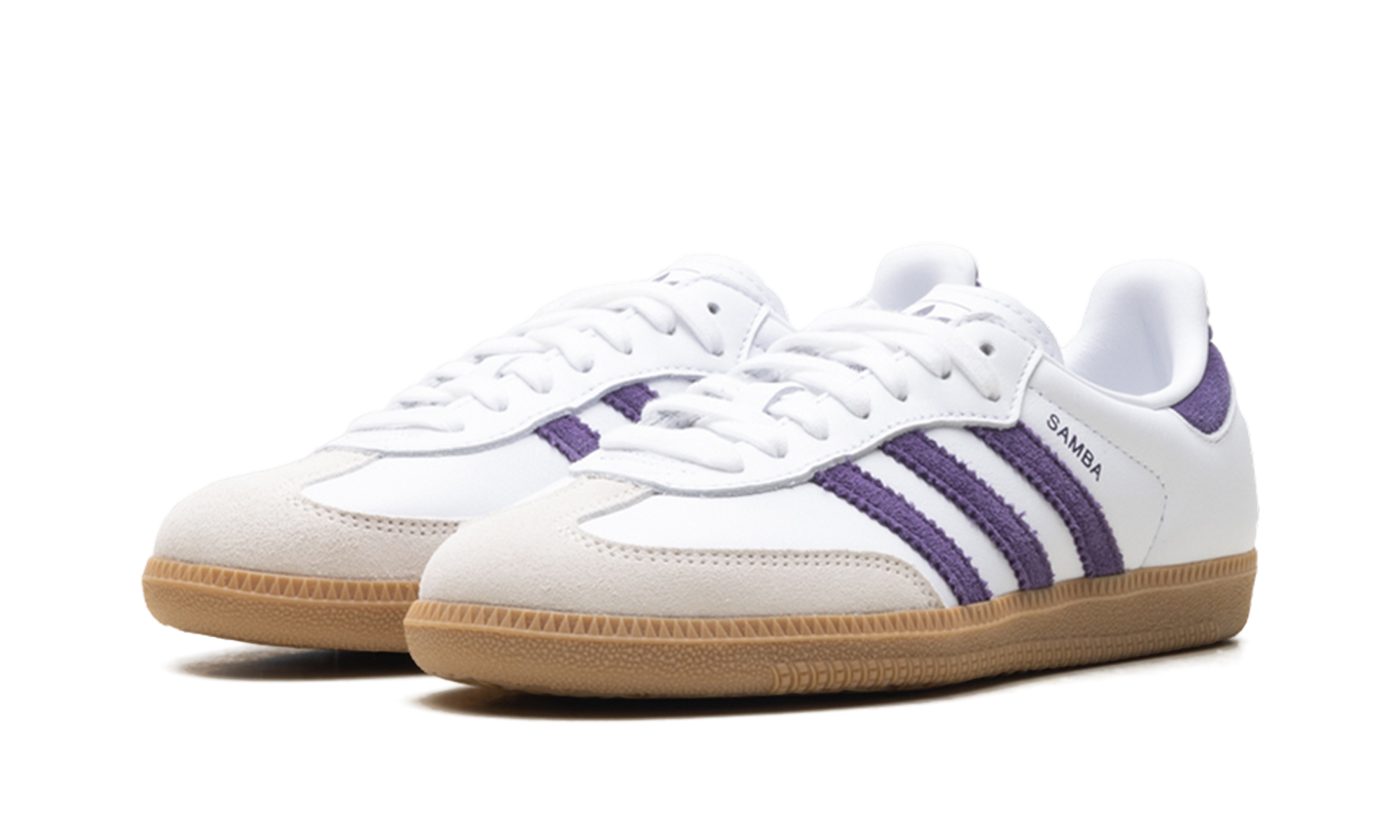 Adidas SAMBA OG WMNS White Alumina Aurora Plum JS1392