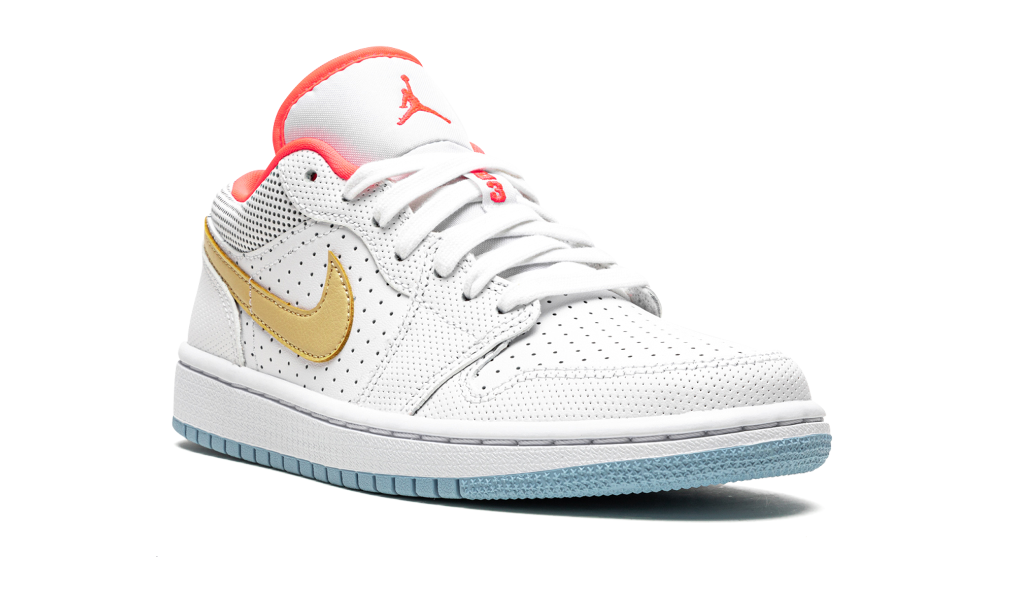 AIR JORDAN 1 LO SE WMNS White / Sesame / Flash Crimson DC9509 100