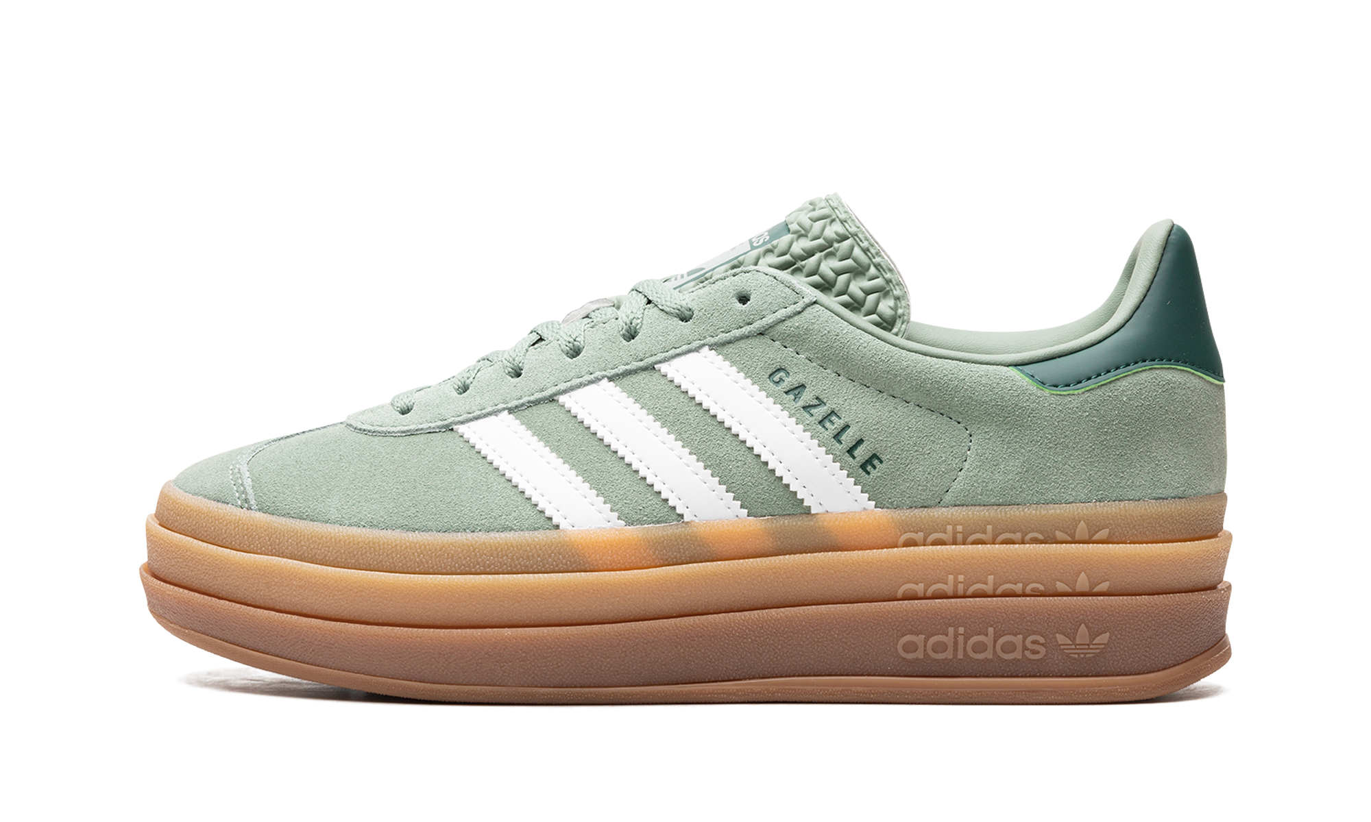 Adidas GAZELLE BOLD WMNS Silver Green Gum ID6998